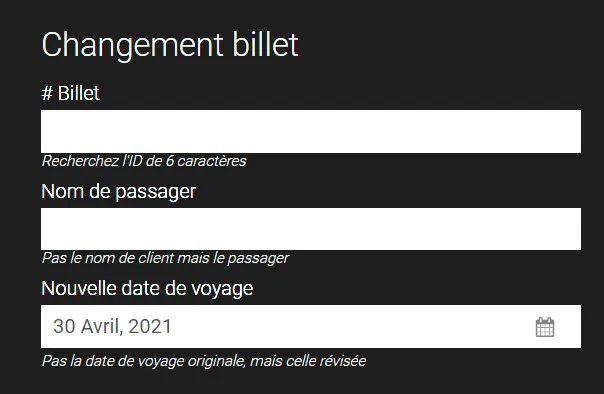 visuel changement billet